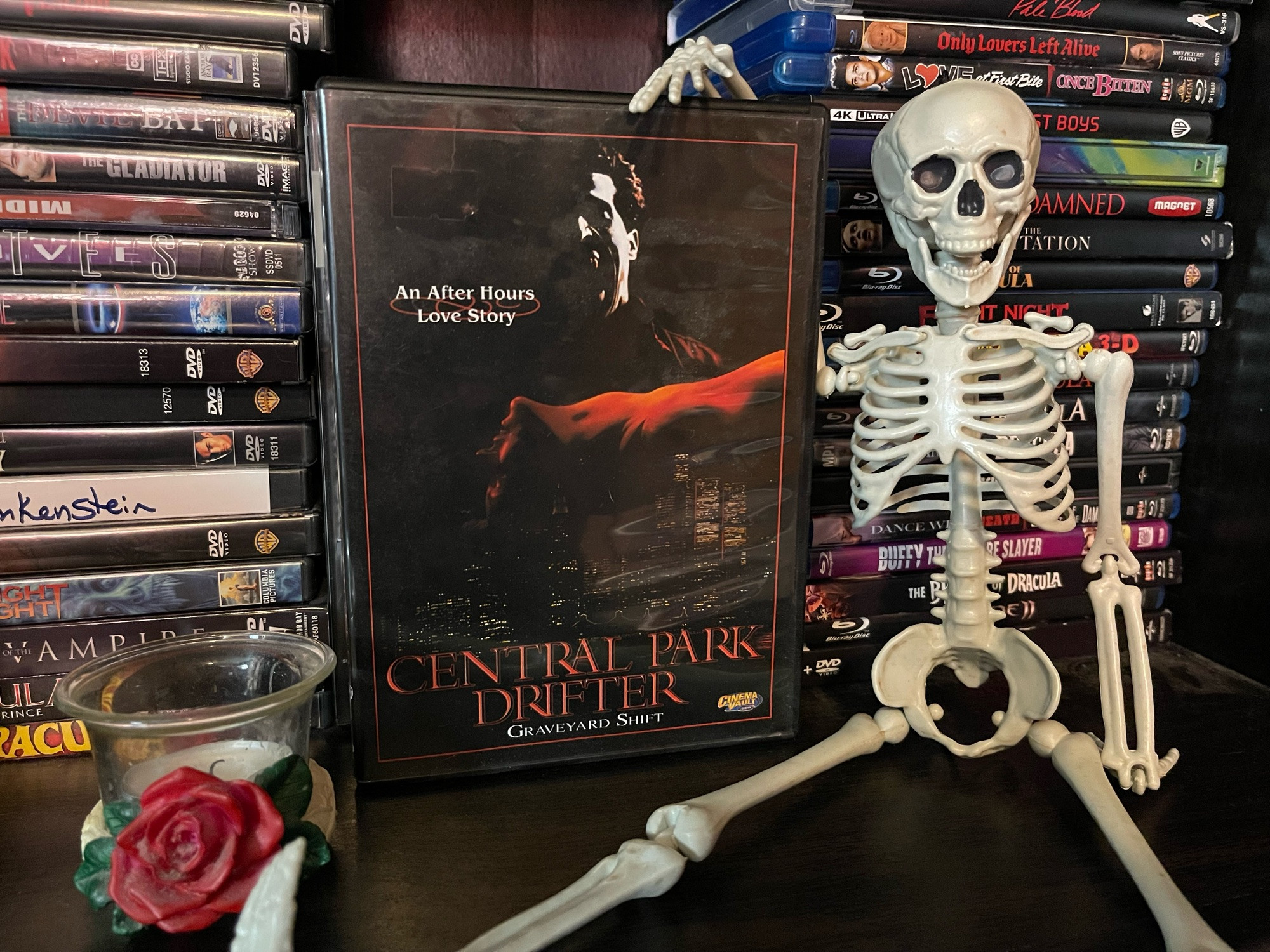 Central Park Drifter dvd on shelf